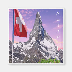 Íman suiça zCH031 CERVINO, Imã de geladeira