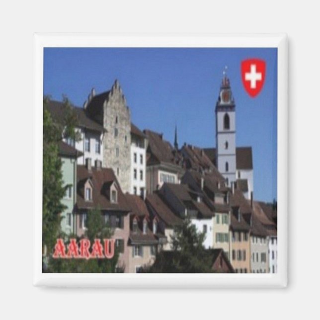 Íman suiça zCH038 AARAU - (Frente)