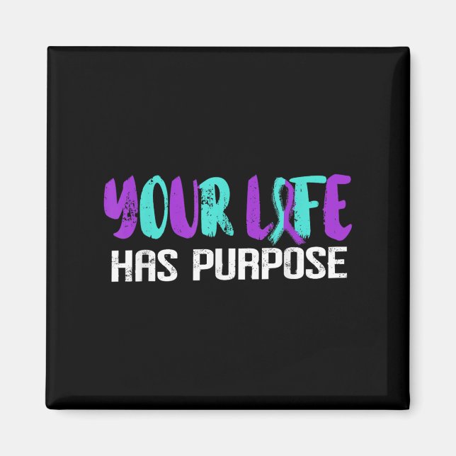 Íman Suicide Awareness Suicide Prevention Suprt Survivo (Frente)