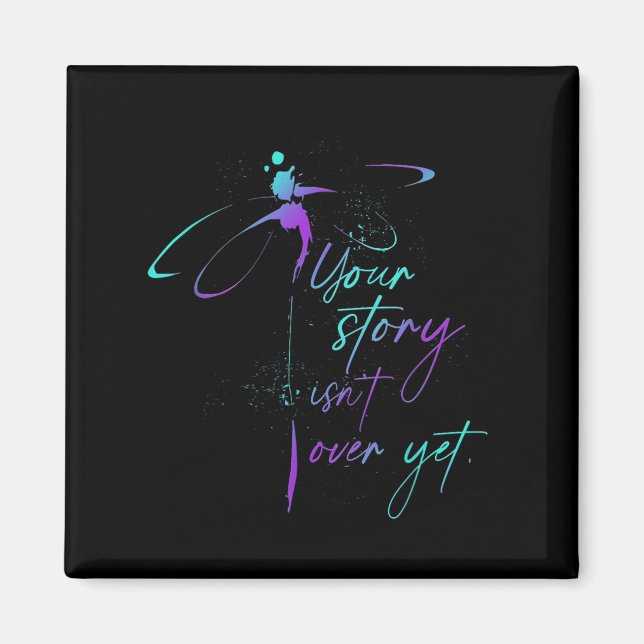 Íman Suicide Awareness Suicide Prevention Suprt Survivo (Frente)