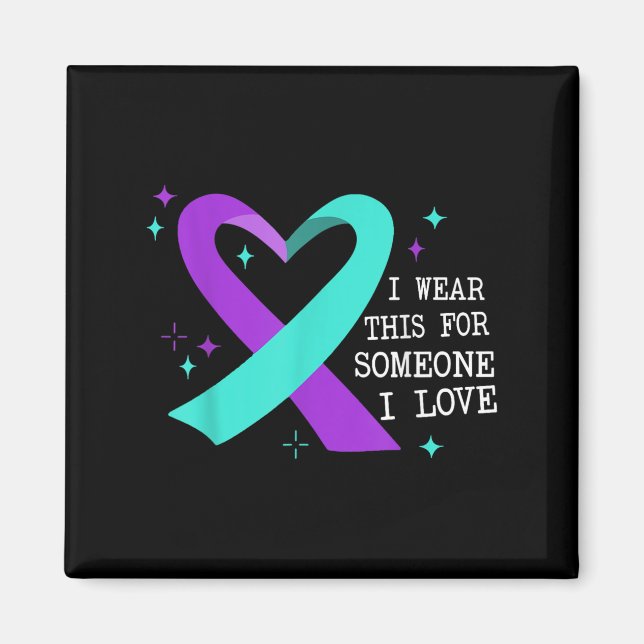 Íman Suicide Awareness Suicide Prevention Suprt Survivo (Frente)