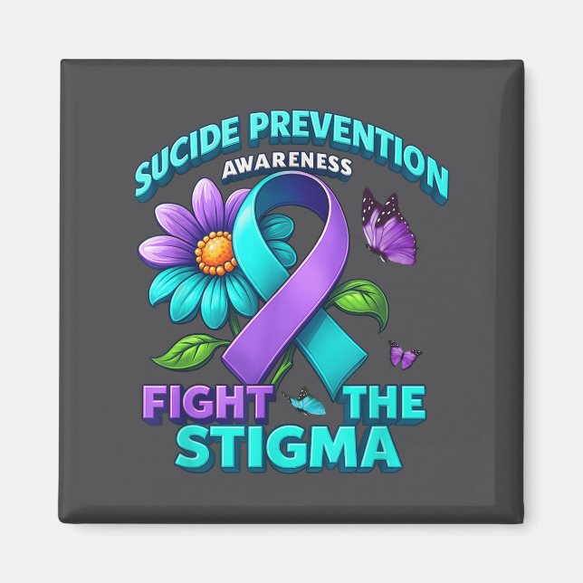 Íman Suicide Prevention Suprt Fight Stigma Suicide Awar (Frente)