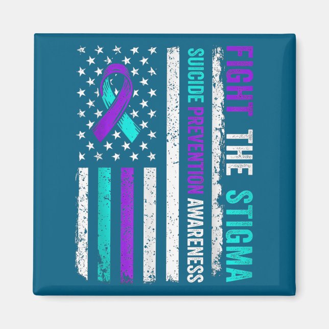 Íman Suicide Prevention Suprt Fight Stigma Suicide Awar (Frente)