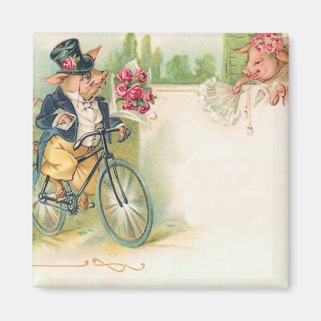 Íman Suínos Românticos (Frente)