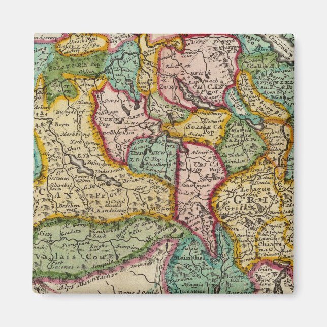 Íman Suisse ou Suiça (Frente)