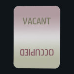 Íman Suja Limpa | Imagem Flexível Ocupada Vacante<br><div class="desc">Magneta suja/limpa ou aberta/ocupada da máquina de lavar louça. Alerta outros sobre o estado da máquina de lavar louça. Coloque este ímã elegante e moderno na sua máquina de lavar louça para facilitar a sua vida. Vai dizer-lhe se os pratos estão sujos ou limpos. Ele servirá como um lembrete rápido...</div>