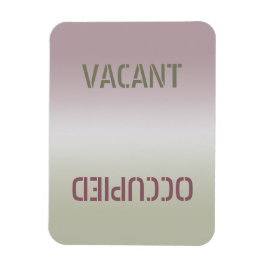 Íman Suja Limpa | Imagem Flexível Ocupada Vacante