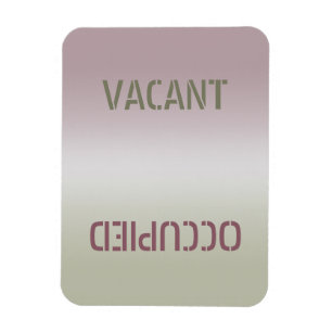 Íman Suja Limpa   Imagem Flexível Ocupada Vacante