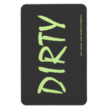 Sujo - Cinzas escuras com endereço de site 4x6