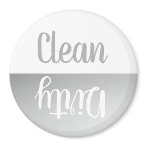 Sujo Limpo | Manuscrito De Aço Inoxidável