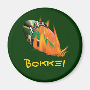 Íman Sul - fãs do rugby & ímãs africanos dos suporte