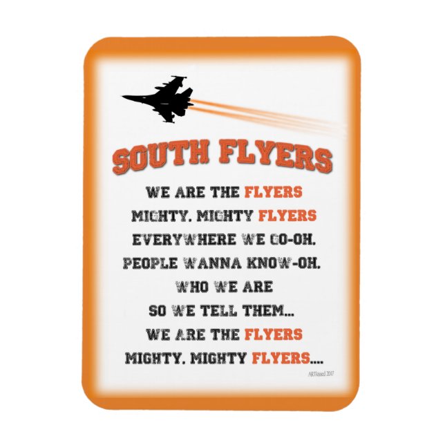 Íman SUL FLYERS~"Somos os Flyers" (Vertical)