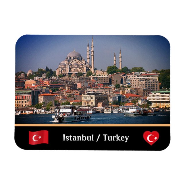 Íman Sultan Ahmed, Istambul panorama, Turquia (Horizontal)