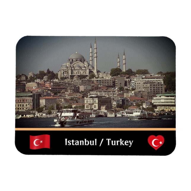 Íman Sultan Ahmed, Istambul panorama, Turquia (Horizontal)