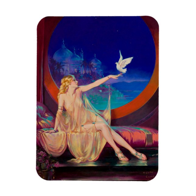 Íman Sultana, a Concubina do Sultão Árabe, em 1925 (Vertical)