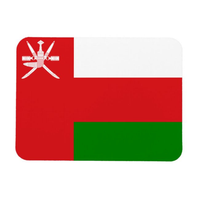 Íman Sultanato de Oman Flag (Horizontal)