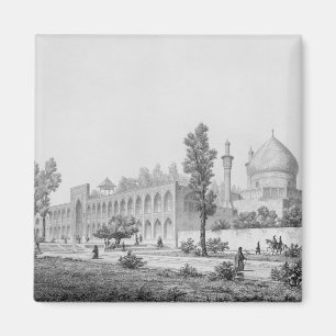 Íman sultão Hussein de Madrasa-yi Masjid-i Shah, em