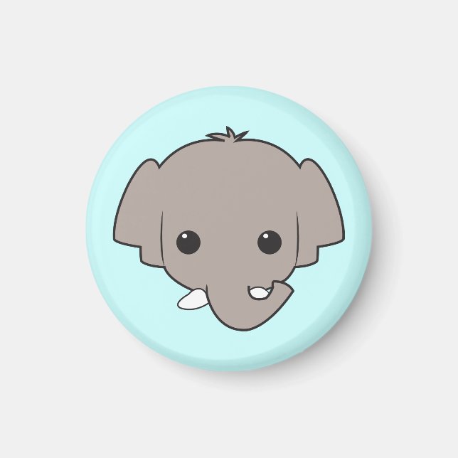 Íman Sumatran Elephant Magnet (Frente)