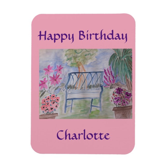 Íman Summer Garden Bench (Vertical)