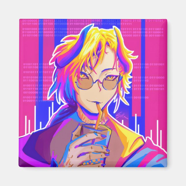 Íman Summer vibe Anime (Frente)