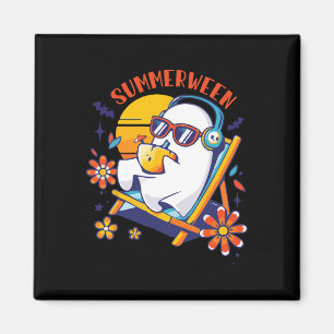 Íman SummerEntre Cute Spooky Summer Ghost Halloween Lov