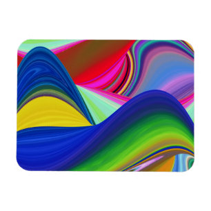 Íman Summerrainbow, Abstrato 3D Rainbowart