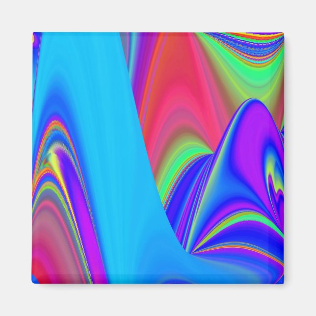 Íman Summersense, Abstrato 3D Rainbowart (Frente)
