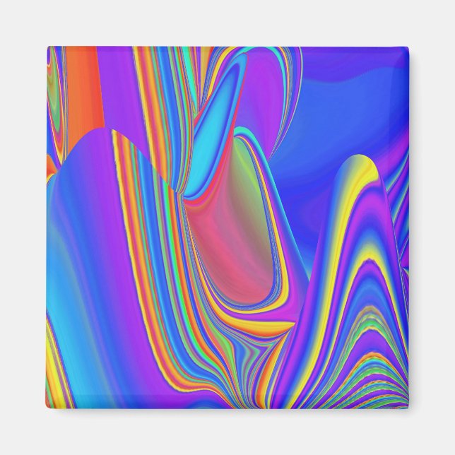 Íman Summersense, Abstrato 3D Rainbowart (Frente)