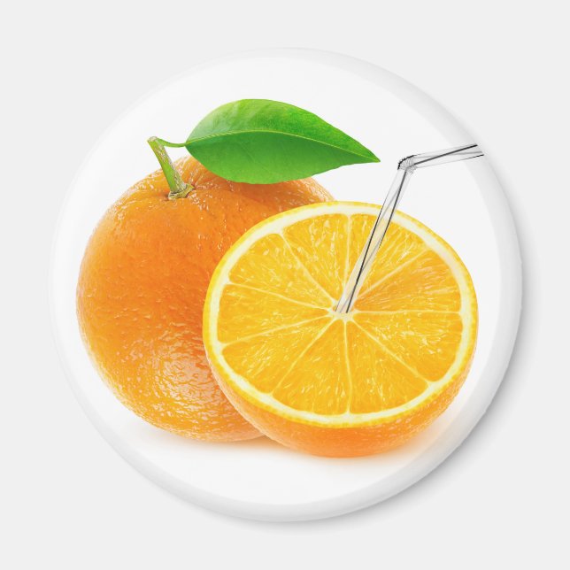 Íman Sumo de laranja natural (Frente)