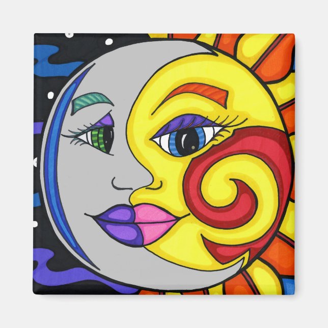 Íman Sun & Moon Magnet (Frente)
