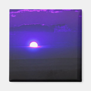 Íman Sun nas nuvens (violetas)