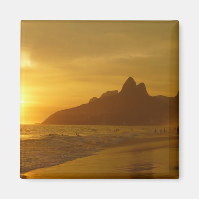Íman Sun Set na praia de Ipanema, Brasil (Frente)