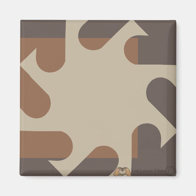 Íman Sun Sponap beige Magnet 1 (Frente)