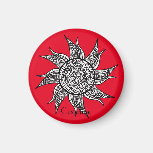 Íman Sun Tattoo Thunder_Cove estilo Henna
