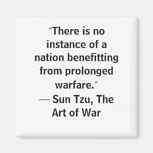 Íman Sun Tzu Art of War cita a guerra da nação