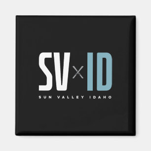 Íman Sun Valley Idaho Graphic Ski