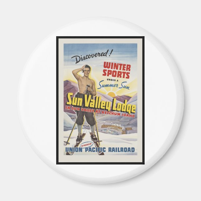 Íman Sun Valley Lodge Idaho (Frente)