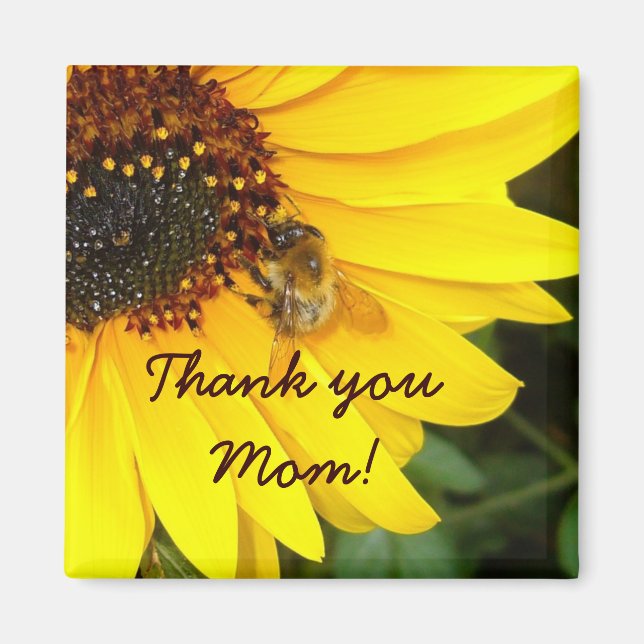 ÍMAN SUNFLOWER COM O MELHOR DE ABELHA (Frente)