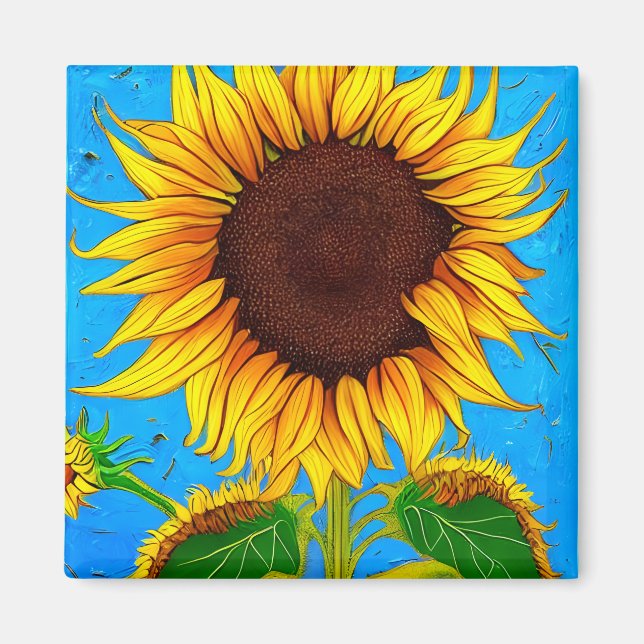Íman Sunflower, França (Frente)