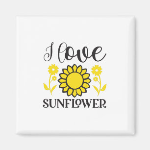 Íman Sunflower Lover   I Love Sunflower