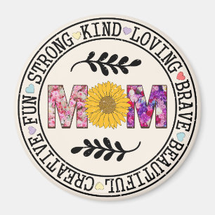 Íman Sunflower Mãe Magnet