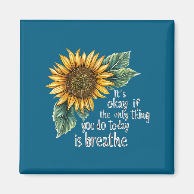 Íman Sunflower Suicide Awareness  (Frente)