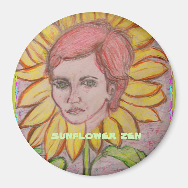 Íman Sunflower Zen (Frente)