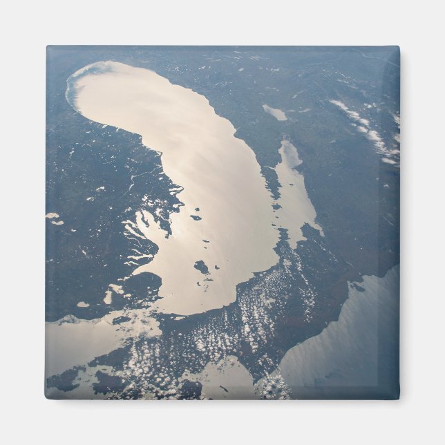 Íman Sunglint Beams Do Lago Michigan (Frente)