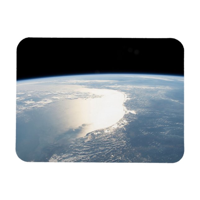 Íman Sunglint Reflete No Golfo Do México (Horizontal)