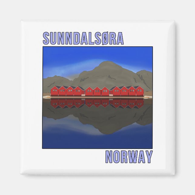 Íman Sunndalsora Noruega Escandinava (Frente)