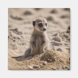 Íman "Sunny Days: Baby Meerkat's Beach Adventure"