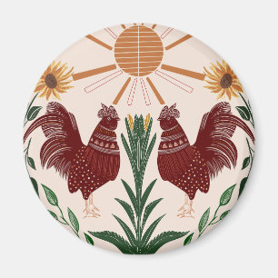Íman Sunny Folce Art Rooster - Simetria Radiante