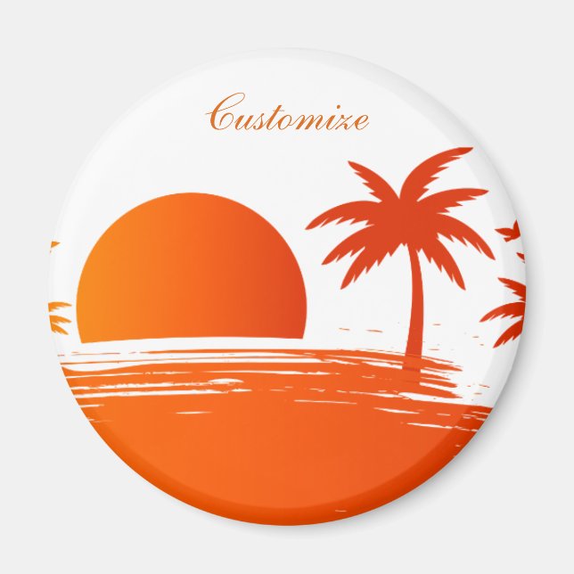 Íman Sunrise de Praia Sunset Thunder_Cove (Frente)