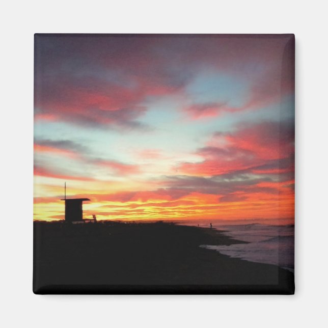 Íman Sunrise em Newport Beach, CA (Frente)